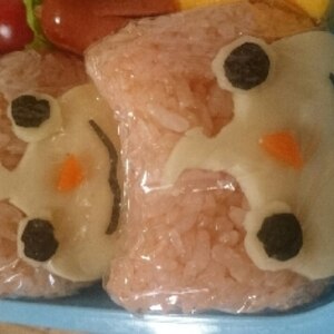 キャラ弁★簡単 ジバニャンおにぎり弁当★